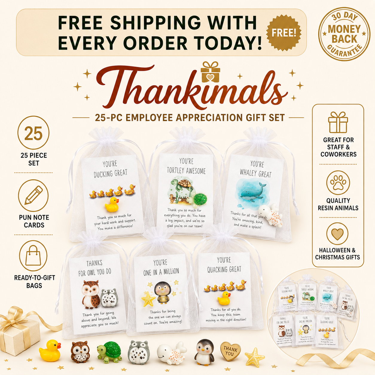 Thankimals™ Employee Appreciation Gift Set